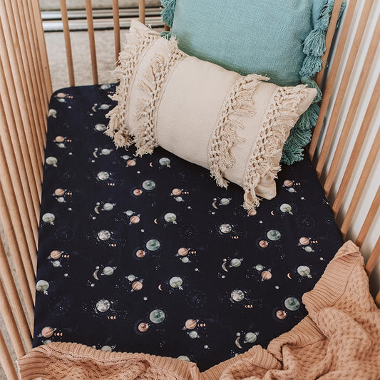 Milky Way | Fitted Cot Sheet - Snuggle Hunny