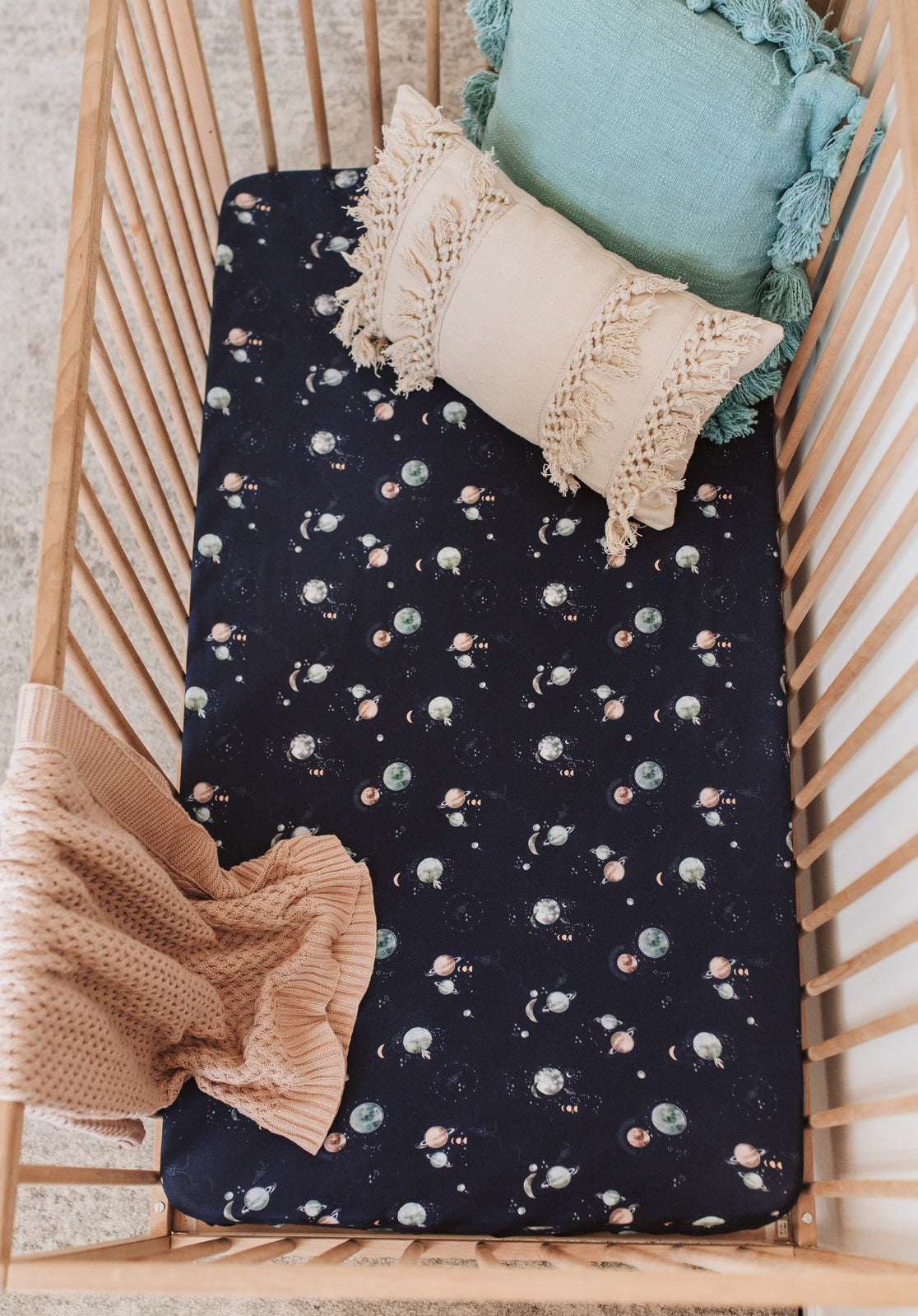 Milky Way | Fitted Cot Sheet - Snuggle Hunny