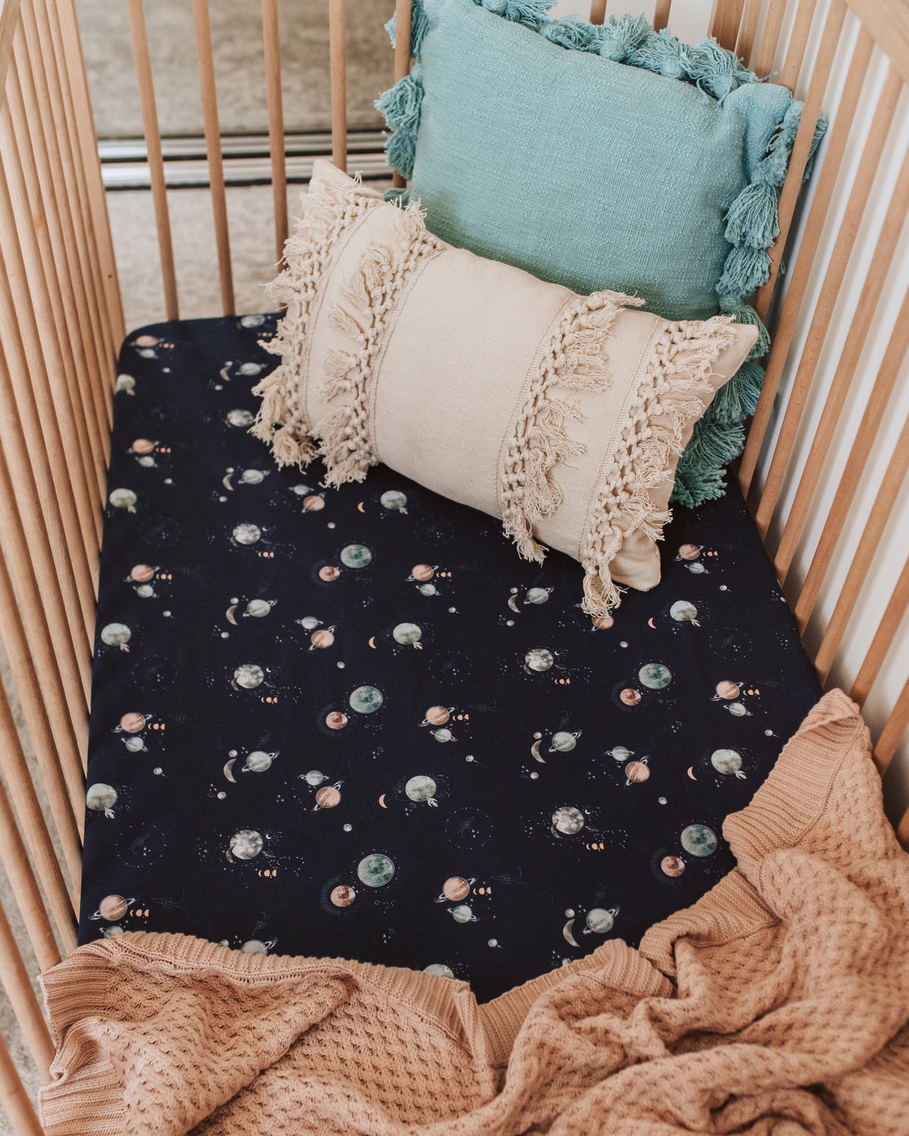 Milky Way | Fitted Cot Sheet - Snuggle Hunny