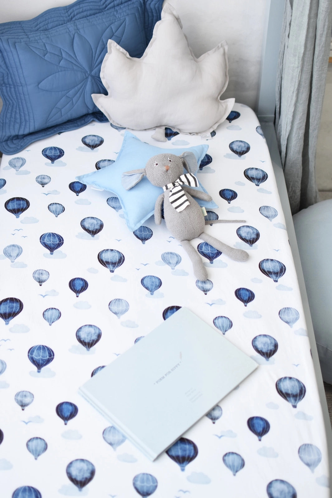 Cloud Chaser I Fitted Cot Sheet - Snuggle Hunny