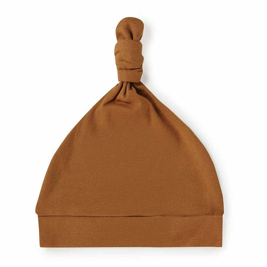 Bronze Knotted Beanie - Snuggle Hunny