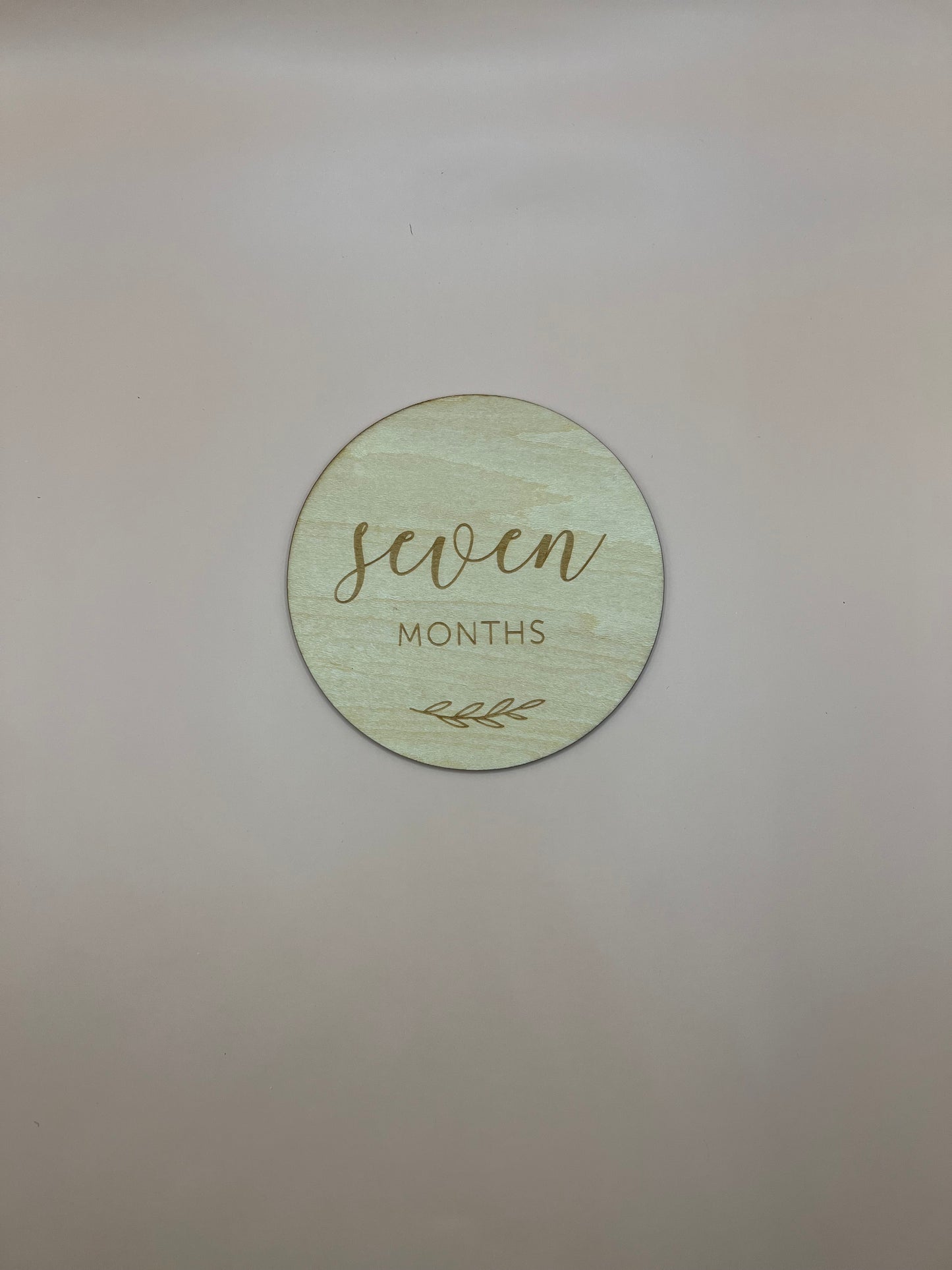 Wooden Milestone Disc's - 1-12 Months Floral