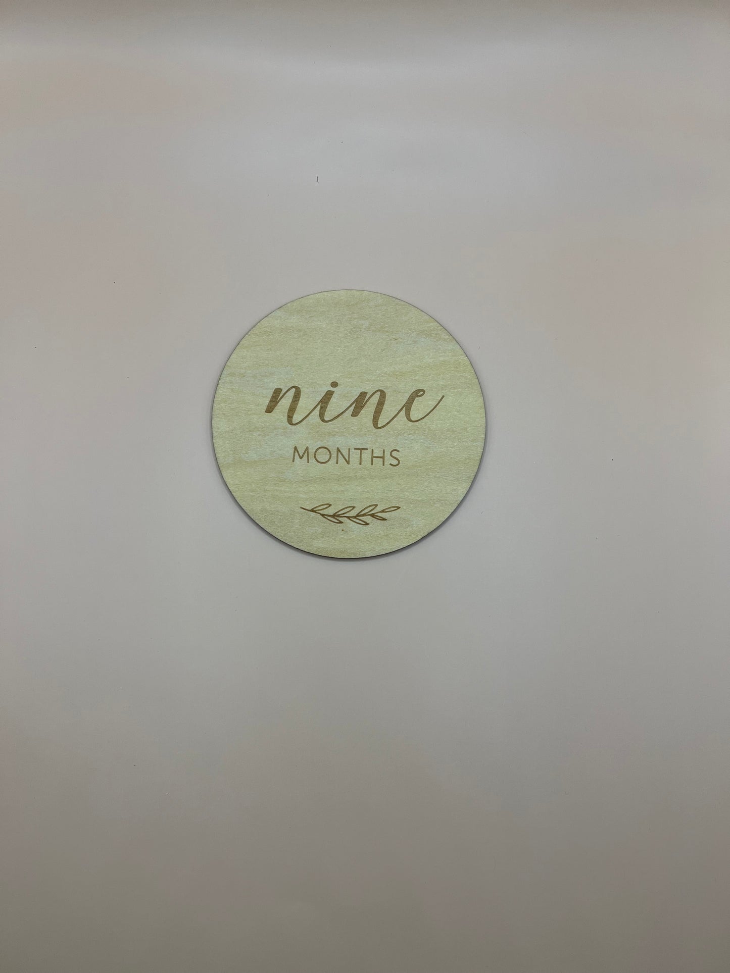 Wooden Milestone Disc's - 1-12 Months Floral