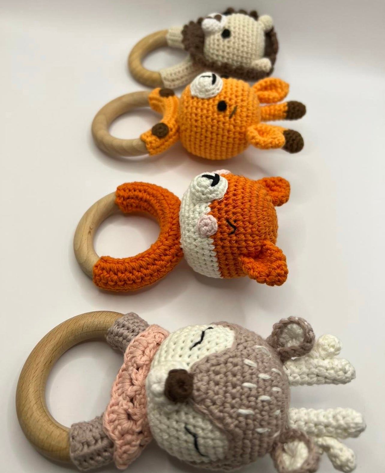 Crochet Teething Ring - Handmade