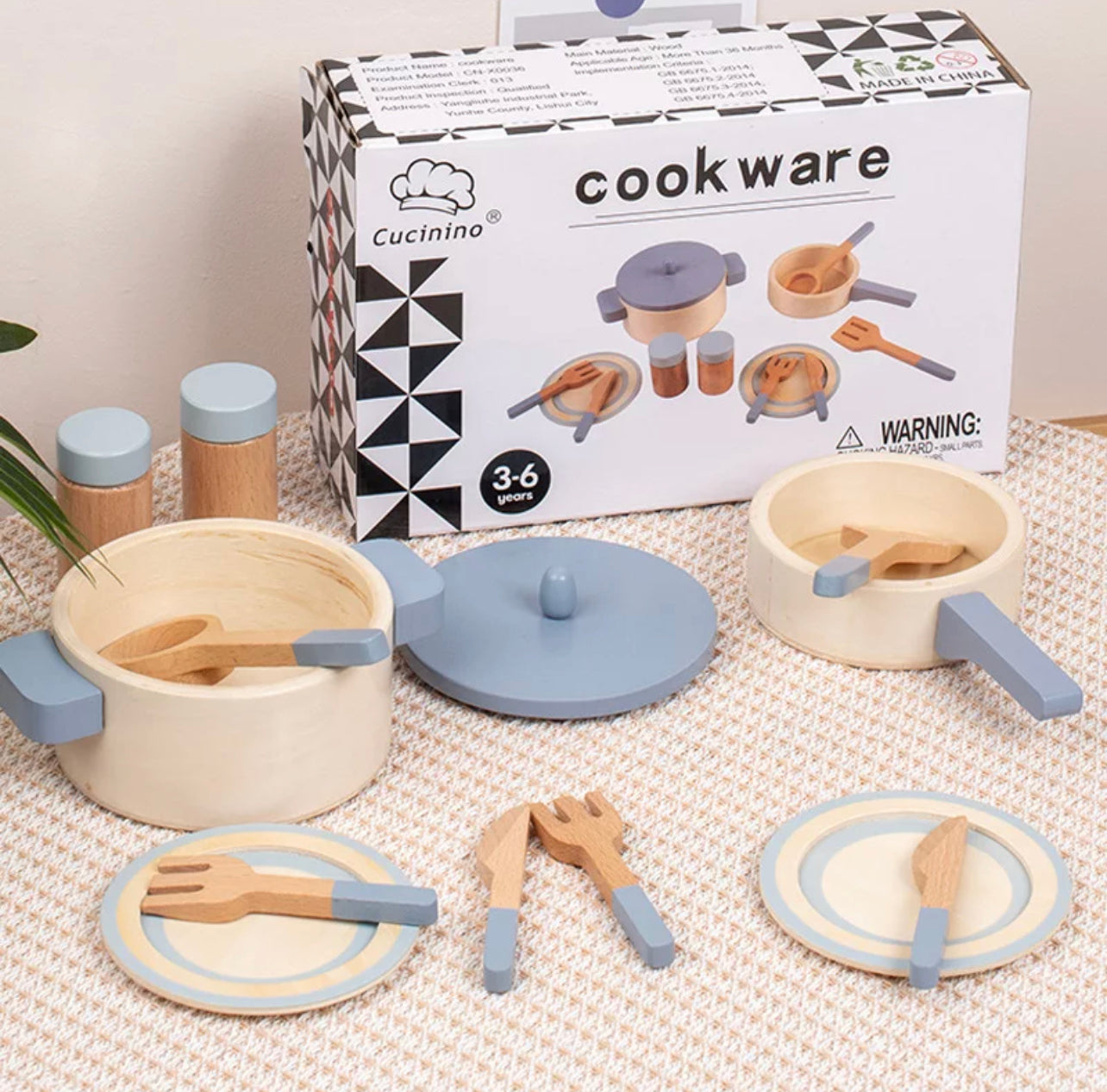 Wooden Cookware Set