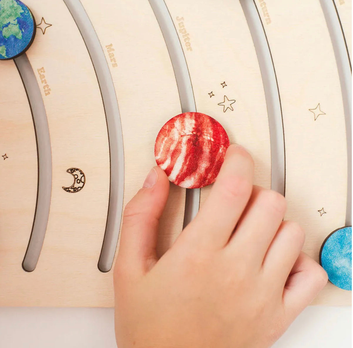 Wooden Solar System Puzzle