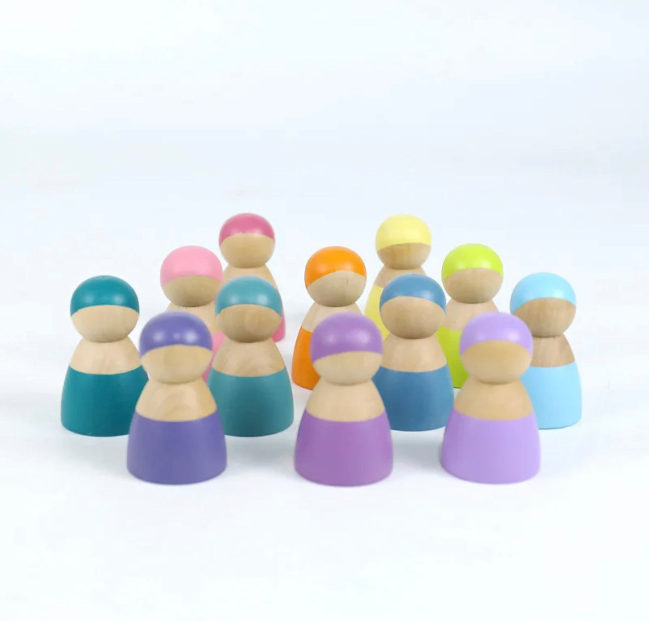 12pce Peg Doll Set