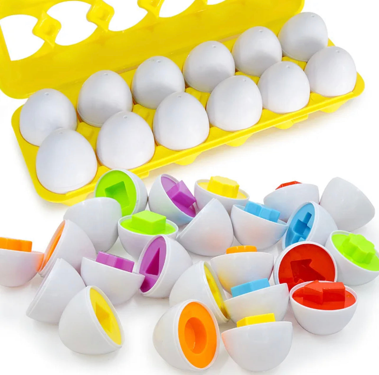 Shape and Number Sorting Eggs