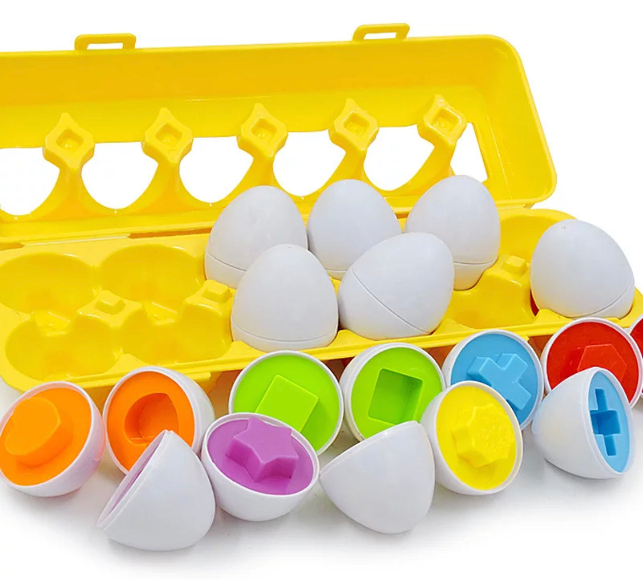 Shape and Number Sorting Eggs