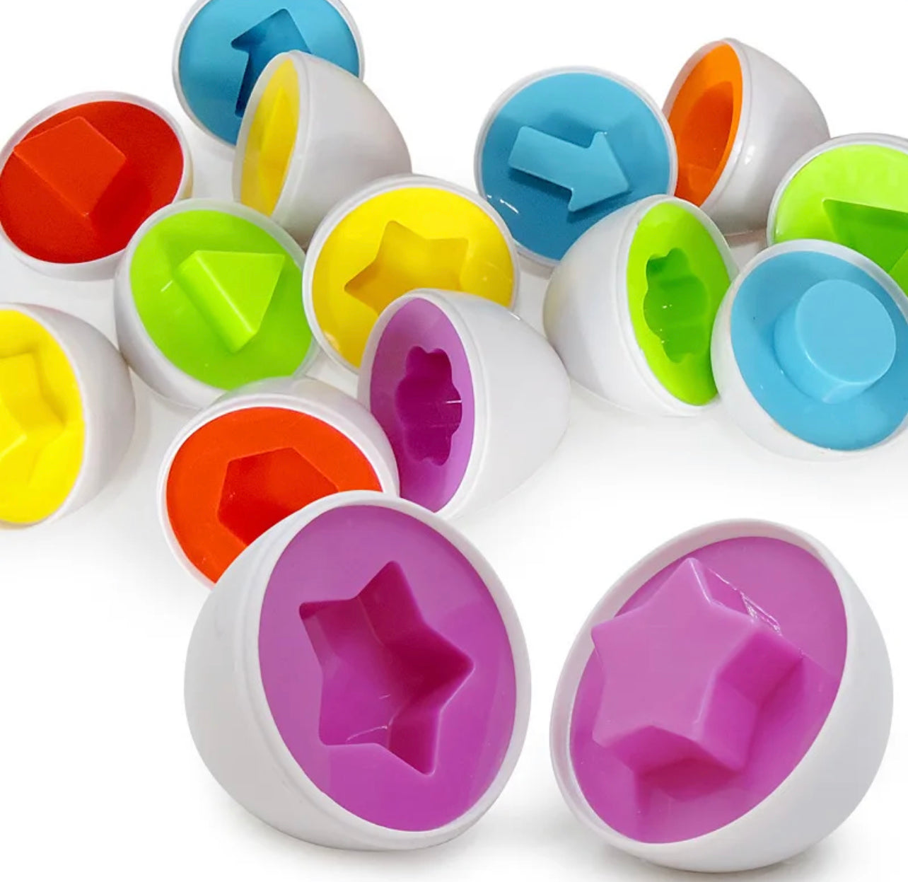 Shape and Number Sorting Eggs