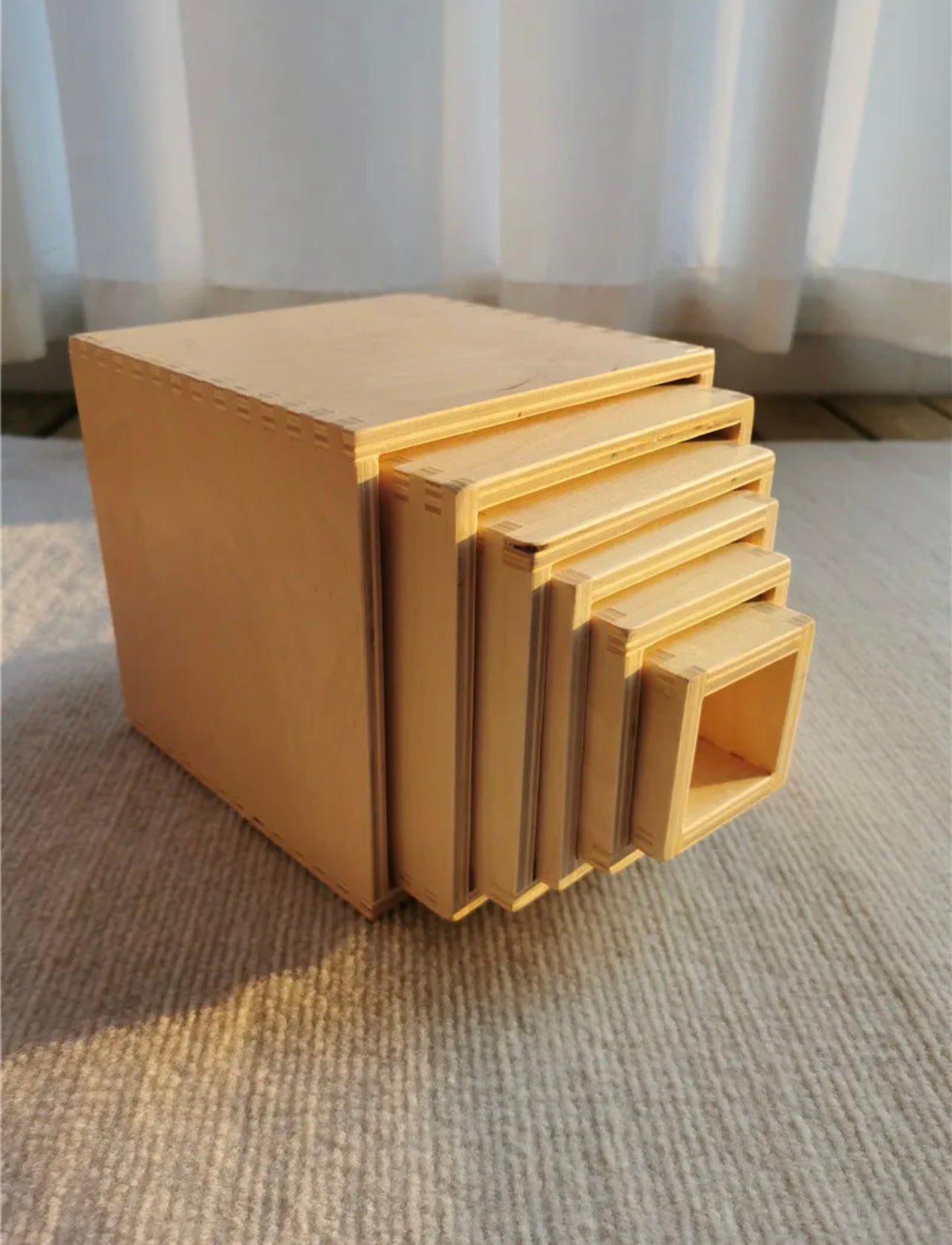 Wooden Stacking Boxes