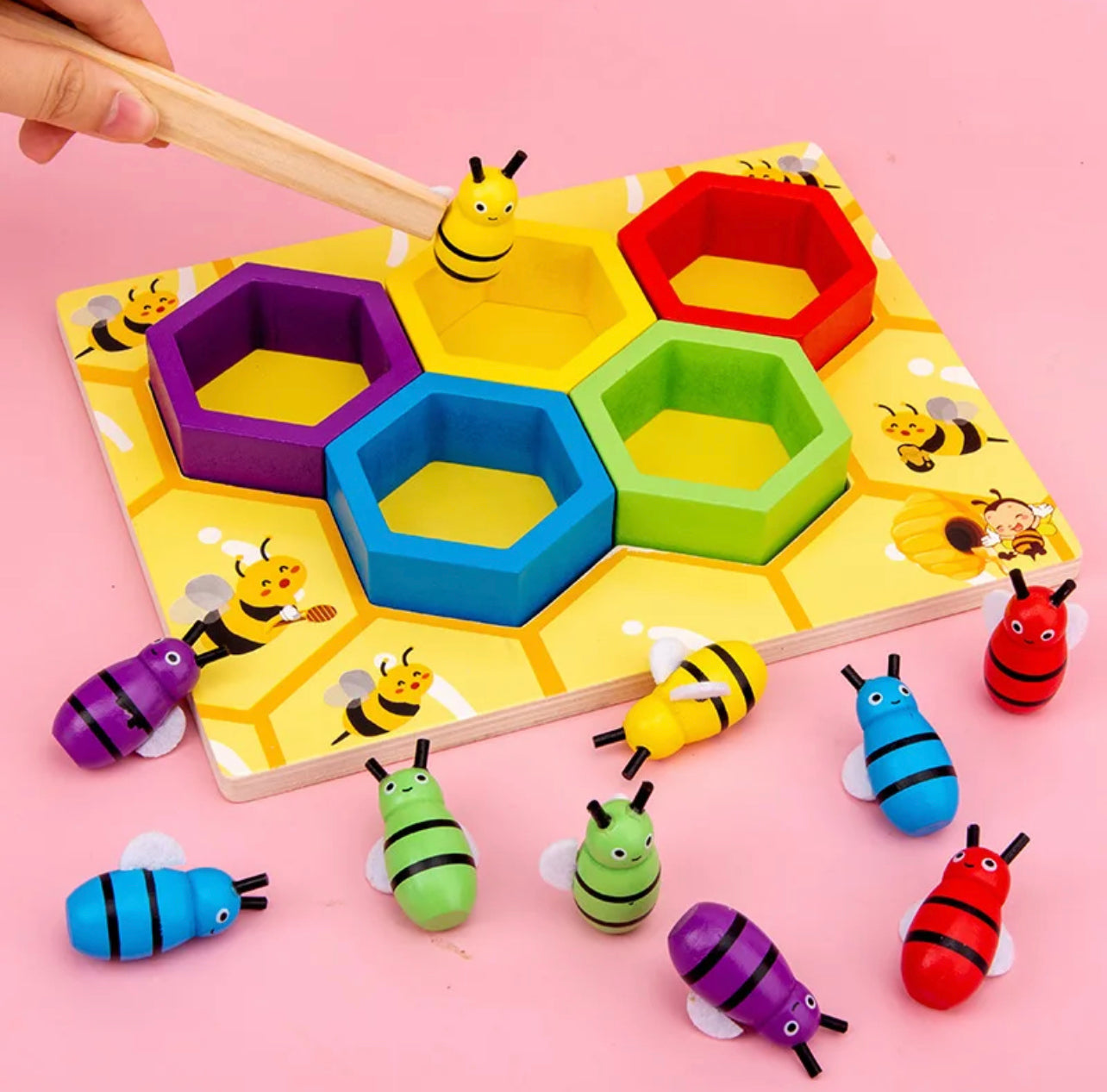 Matching Bee Hive Game