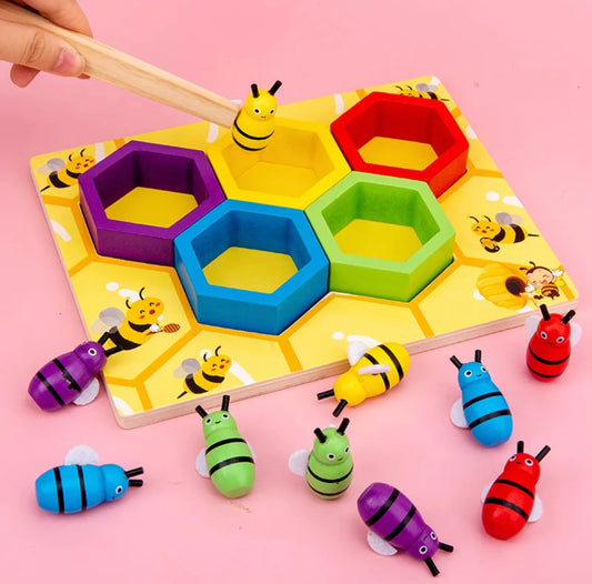 Matching Bee Hive Game