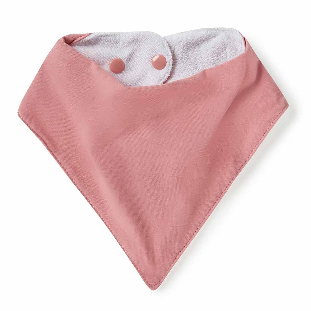 Jewel Pink Dribble Bib - Snuggle Hunny