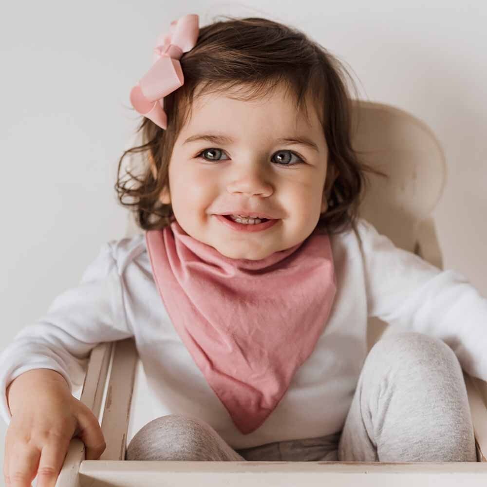 Jewel Pink Dribble Bib - Snuggle Hunny