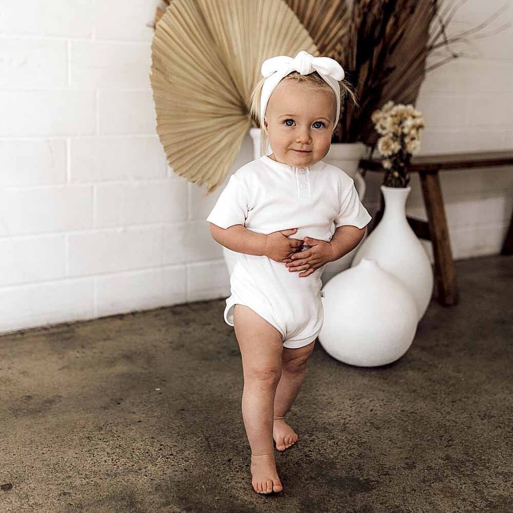 Milk Short Sleeve Bodysuit  - Snuggle Hunny