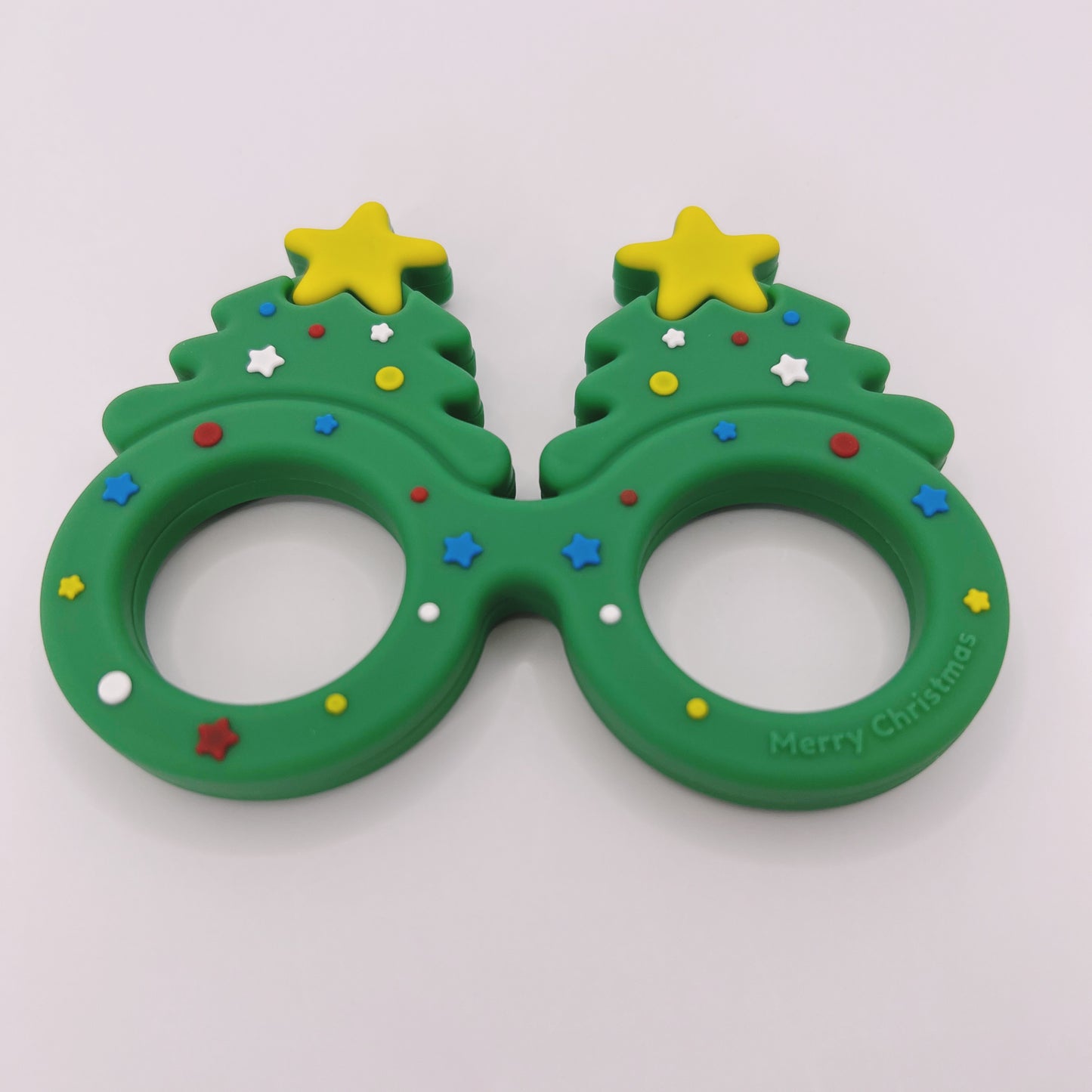 Christmas Glasses - Silicone Teether