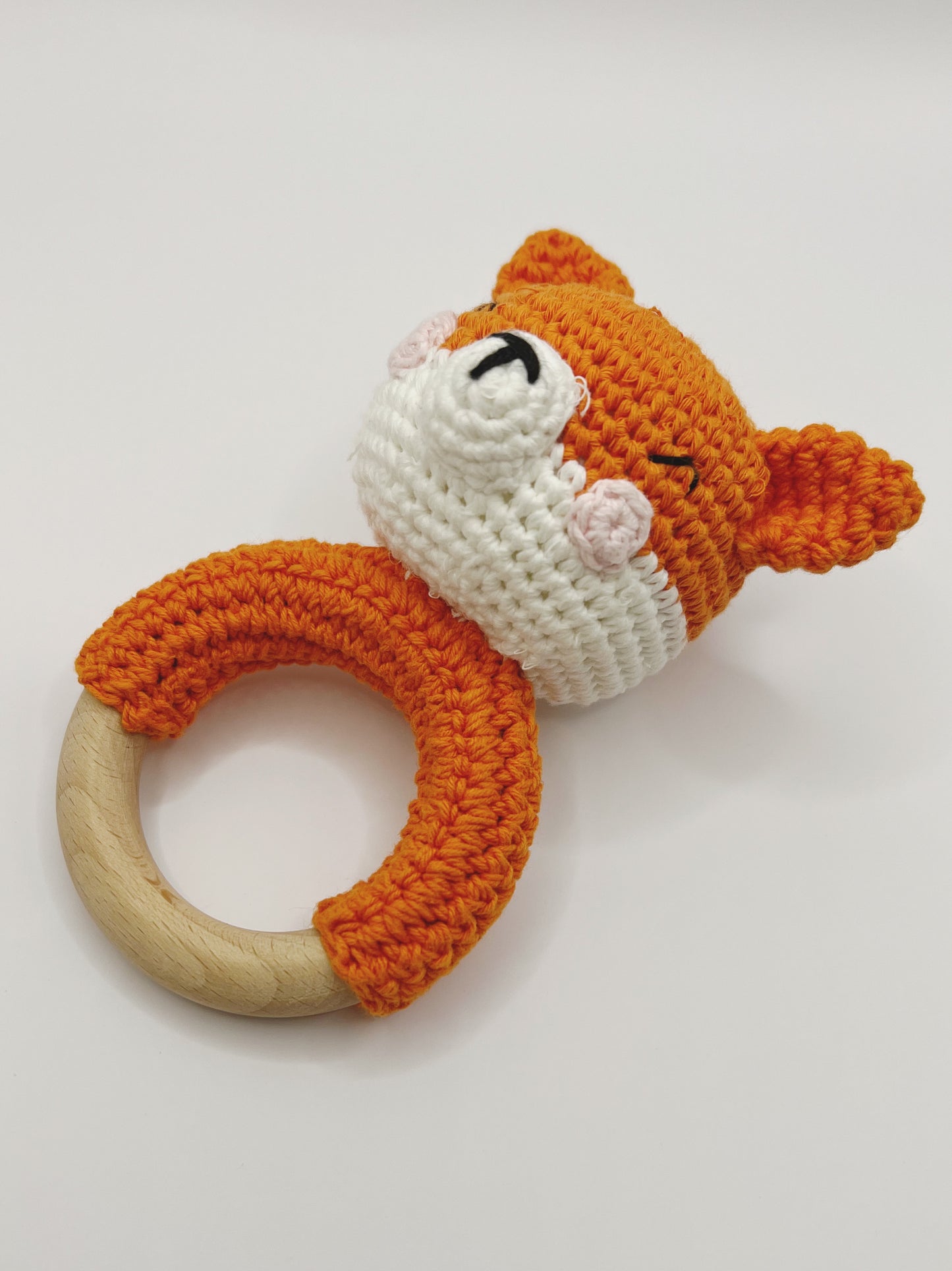 Crochet Teething Ring - Handmade