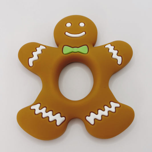 Gingerbread Man - Silicone Teether