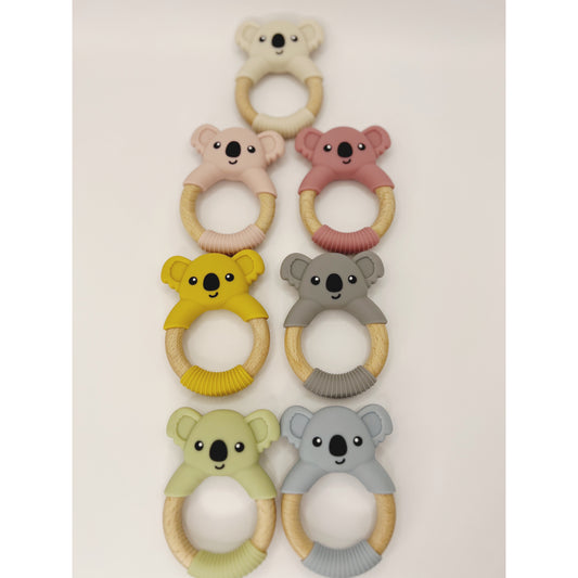 Wooden Koala - Silicone Teether