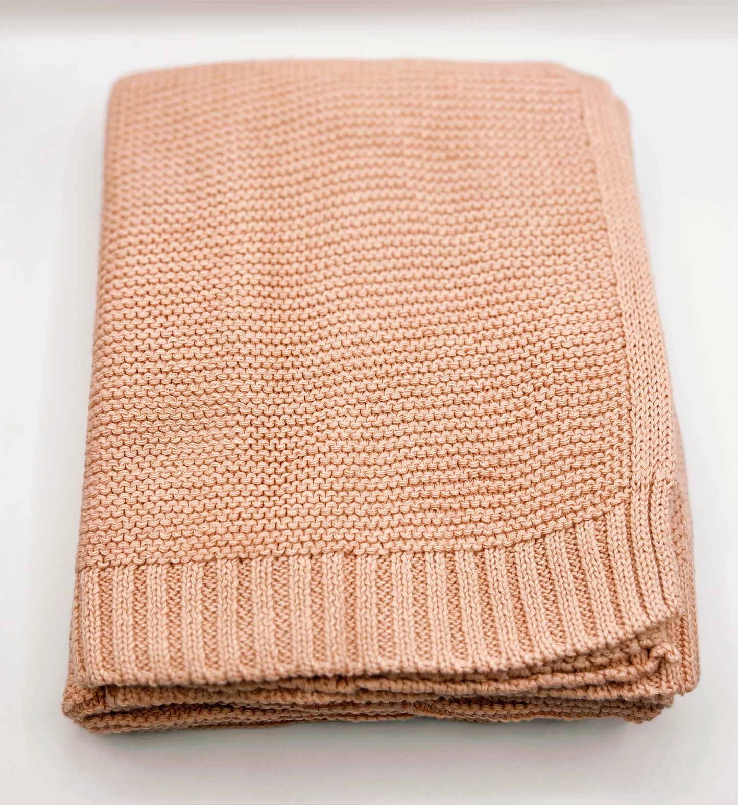 Knitted Baby Blanket - Loose Knit