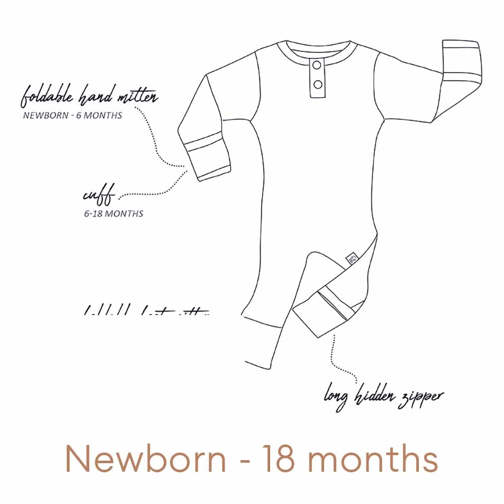 Rose Growsuit Newborn (0000)